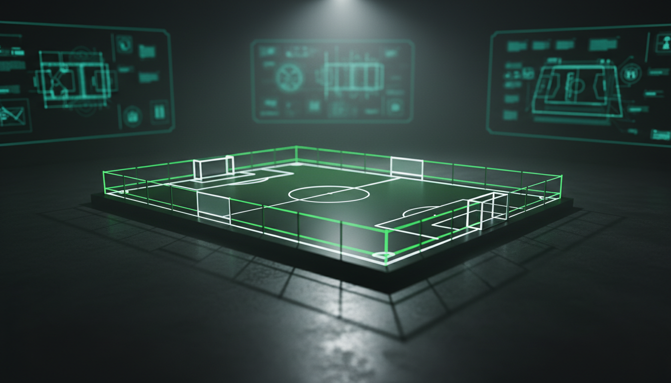 Kích thước sân bóng đá 5 người theo quy định quốc tế